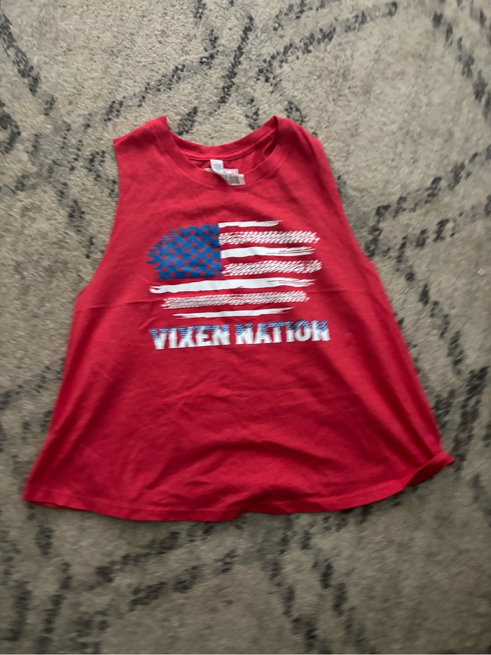 Vixen Nation Red Girls' Graphic Tank Top